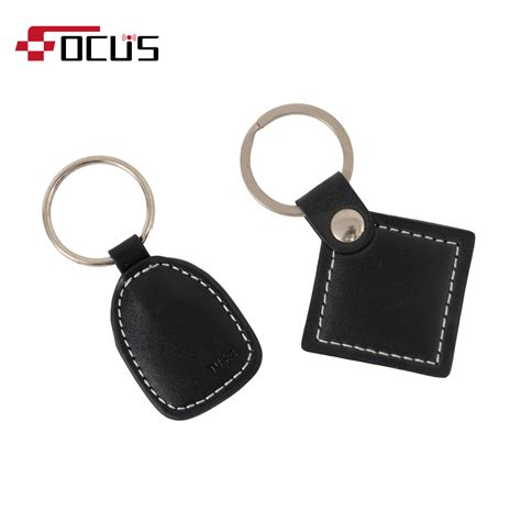 China Customized 125khz Key Fob EM4100 RFID Leather 